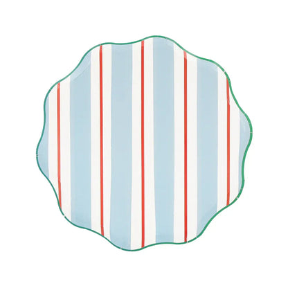 Preppy Stripe Side Plates (x8)
