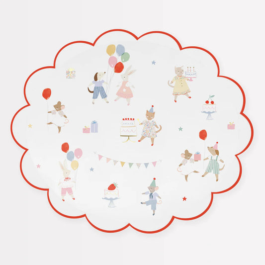Animal Friends Dinner Plates (x8)