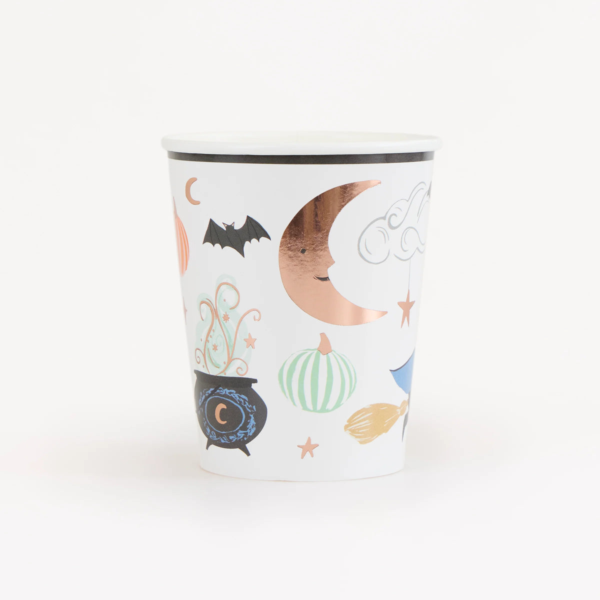 Ornate Halloween Paper Cups | Pack of 8