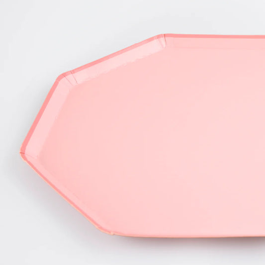 Cotton Candy Pink Side Plates (x8)