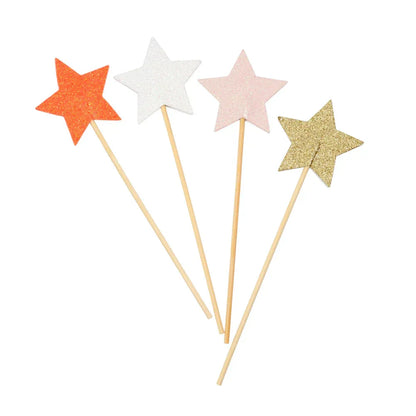 Glitter Star Wands (x8)