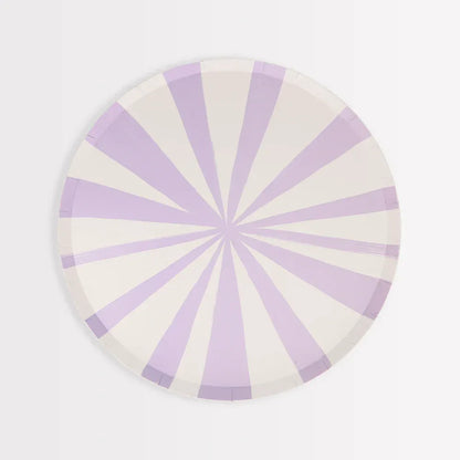 Mixed Stripe Dinner Plates (x8)