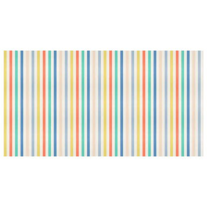 Rainbow Stripe Paper Tablecloth