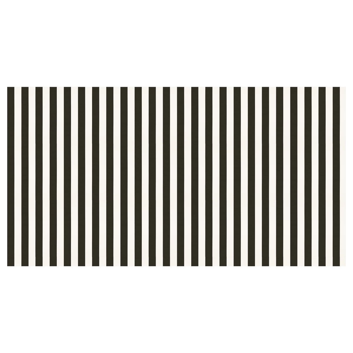 Black Striped Paper Tablecloth