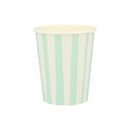Mixed Stripe Cups (x8)