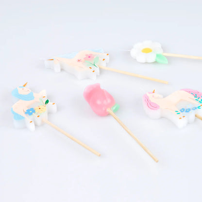Meadow Unicorns Candles (x5)