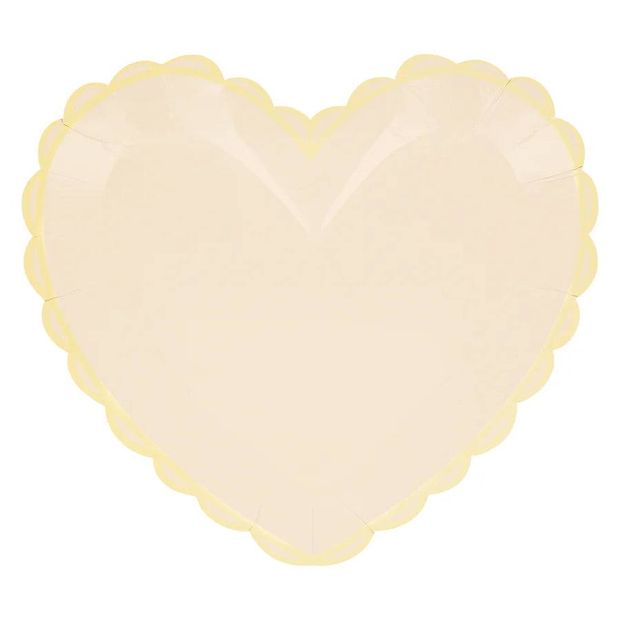 Pastel Heart Large Plates