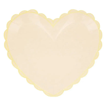 Pastel Heart Large Plates