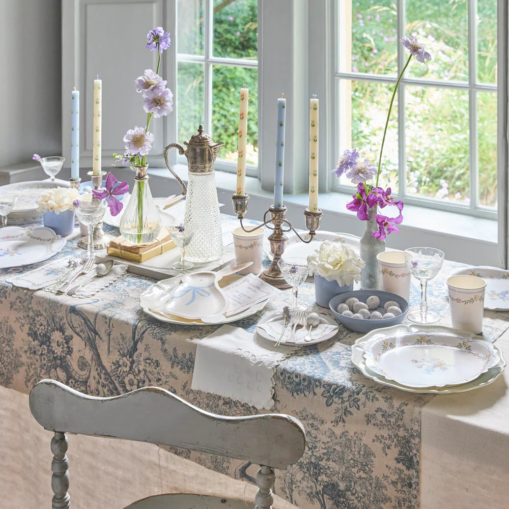 Chintz Border Cups (x 8)