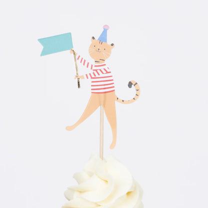 Animal Parade Cupcake Kit (x 24 toppers)
