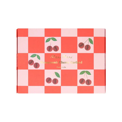 Cherry Honeycomb Garland