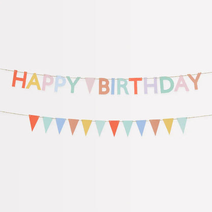 Happy Birthday Mini Matchbox Garland Set