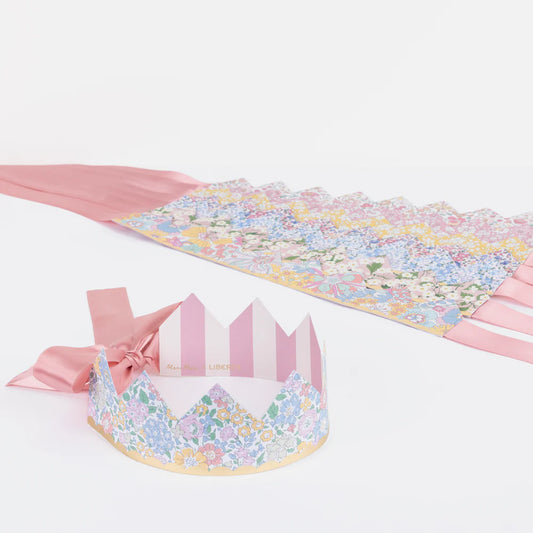 Meri Meri x Liberty Party Crowns (x8)