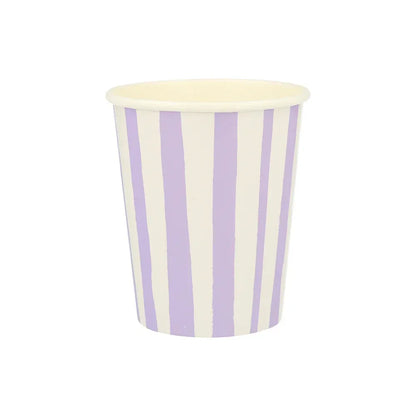 Mixed Stripe Cups (x8)