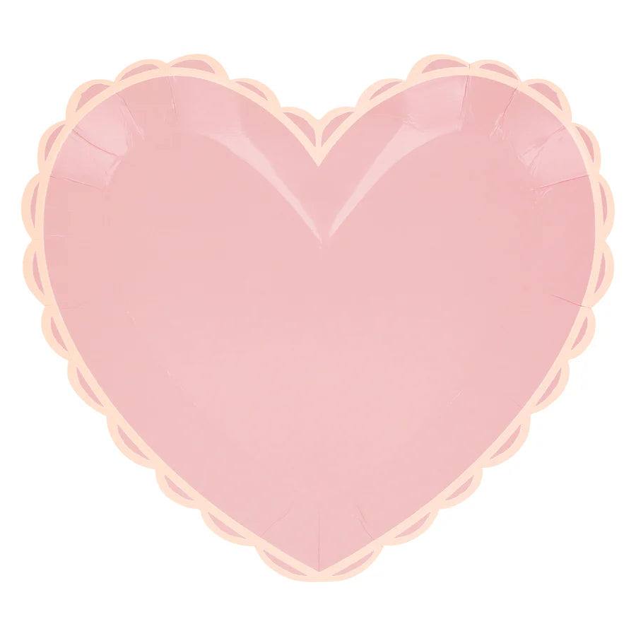 Pastel Heart Large Plates