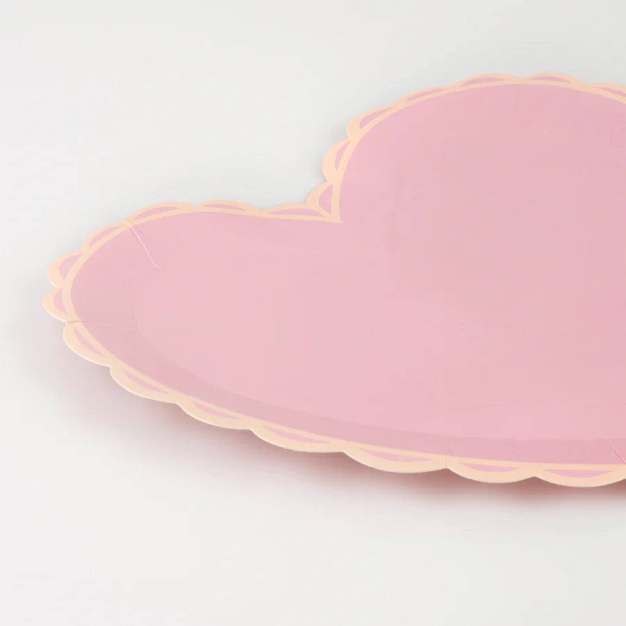 Pastel Heart Large Plates