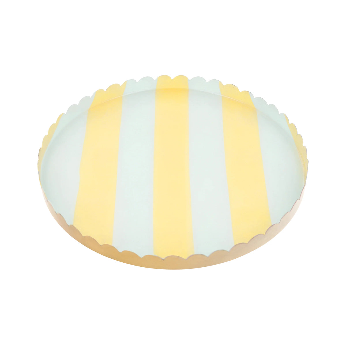Pastel Striped Medium Accessory Tray