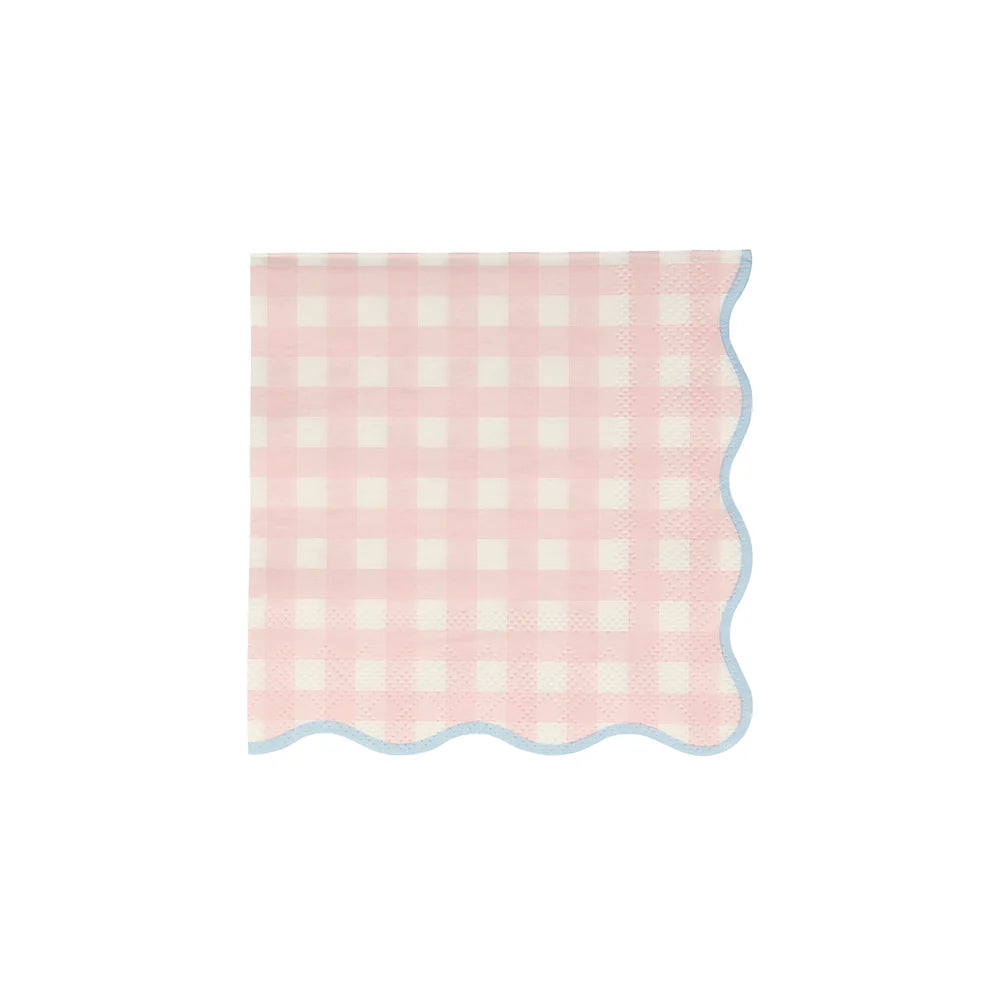 Gingham Small Napkins (x 20)
