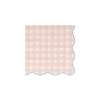 Gingham Small Napkins (x 20)