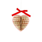Meri Meri x Liberty Paper Honeycomb Heart Decorations (x3)