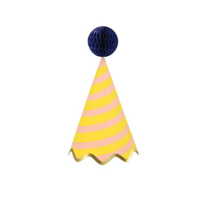 Stripe Party Hats | Pack of 8