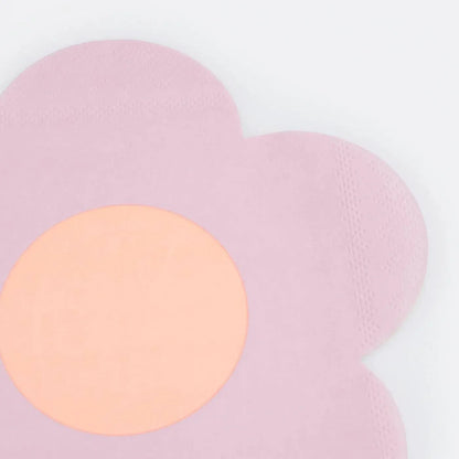 Face Icons Shaped  Napkins (x16)