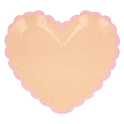 Pastel Heart Large Plates