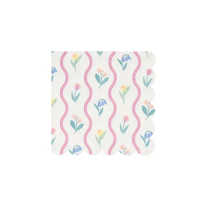 Bloomsbury Floral Pattern Small Napkins (x16)