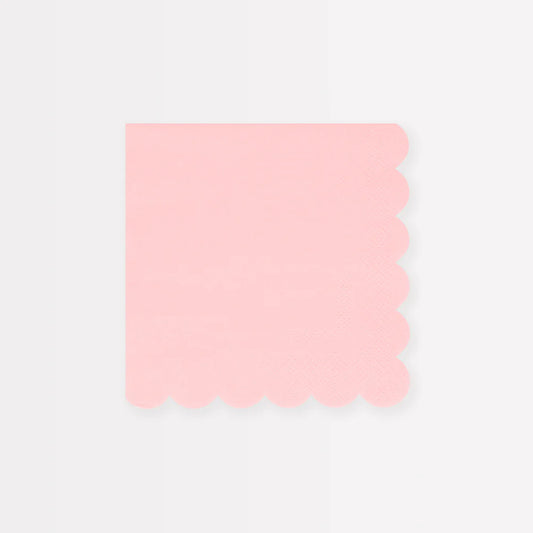 Cotton Candy Pink Small Napkins (x16)