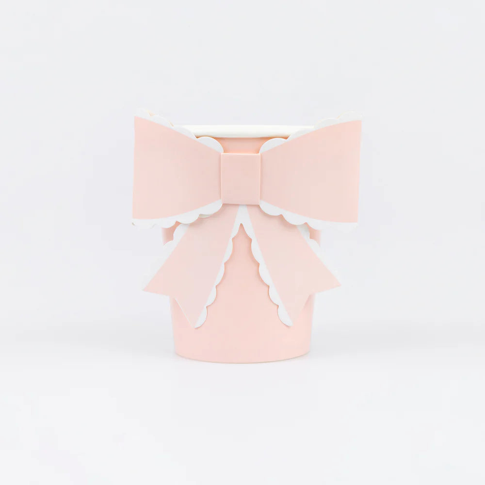 Scalloped Bow Cups (x 8)