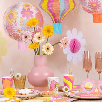 Flower Power Paper Lanterns | Pack of 3