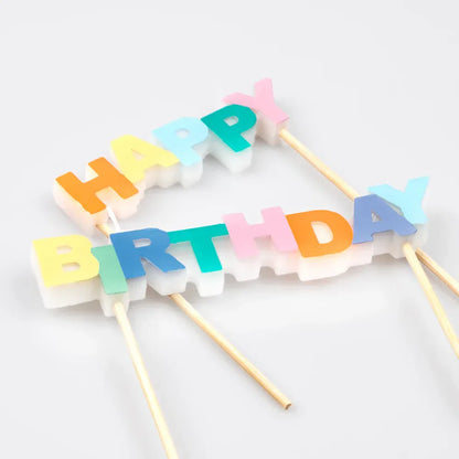Happy Birthday Candles | Pack of 2