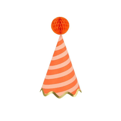 Stripe Party Hats | Pack of 8