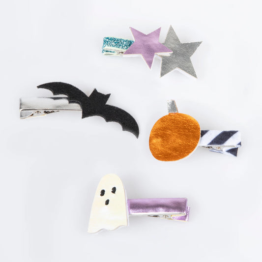 Halloween Icons Hair Clips | Pack of 8