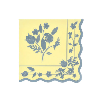 Vintage Botanical Large Napkins (x 16)