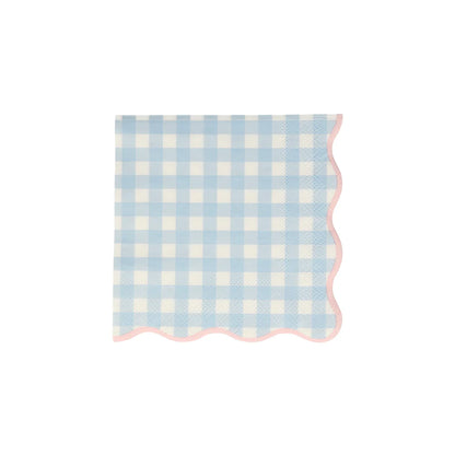 Gingham Small Napkins (x 20)