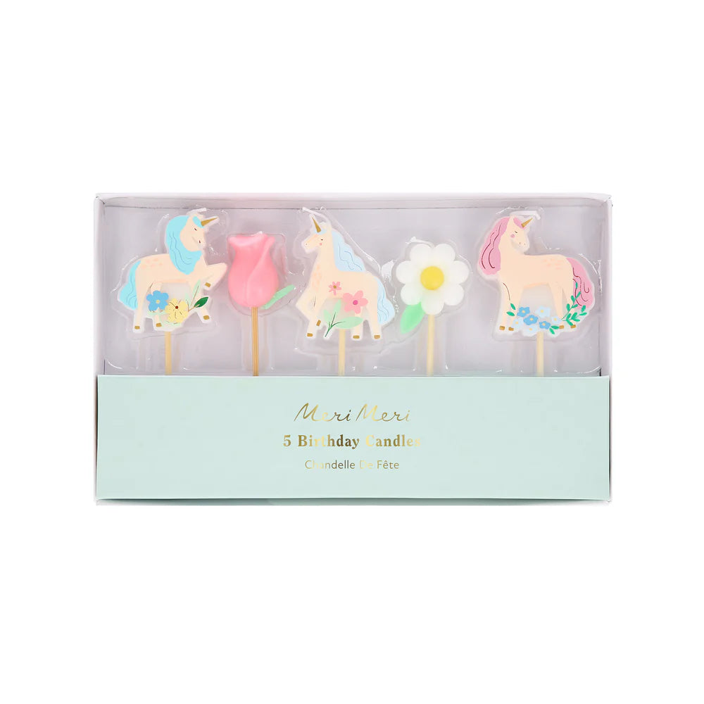 Meadow Unicorns Candles (x5)