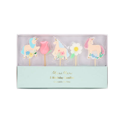 Meadow Unicorns Candles (x5)