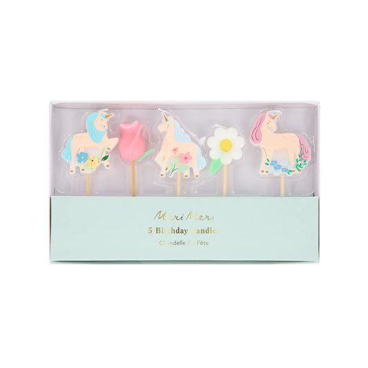 Meadow Unicorns Candles (x5)