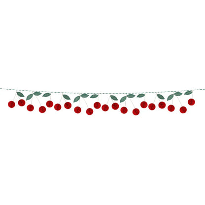 Cherry Honeycomb Garland