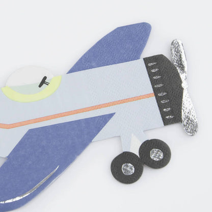 Airplane Napkins (x16)