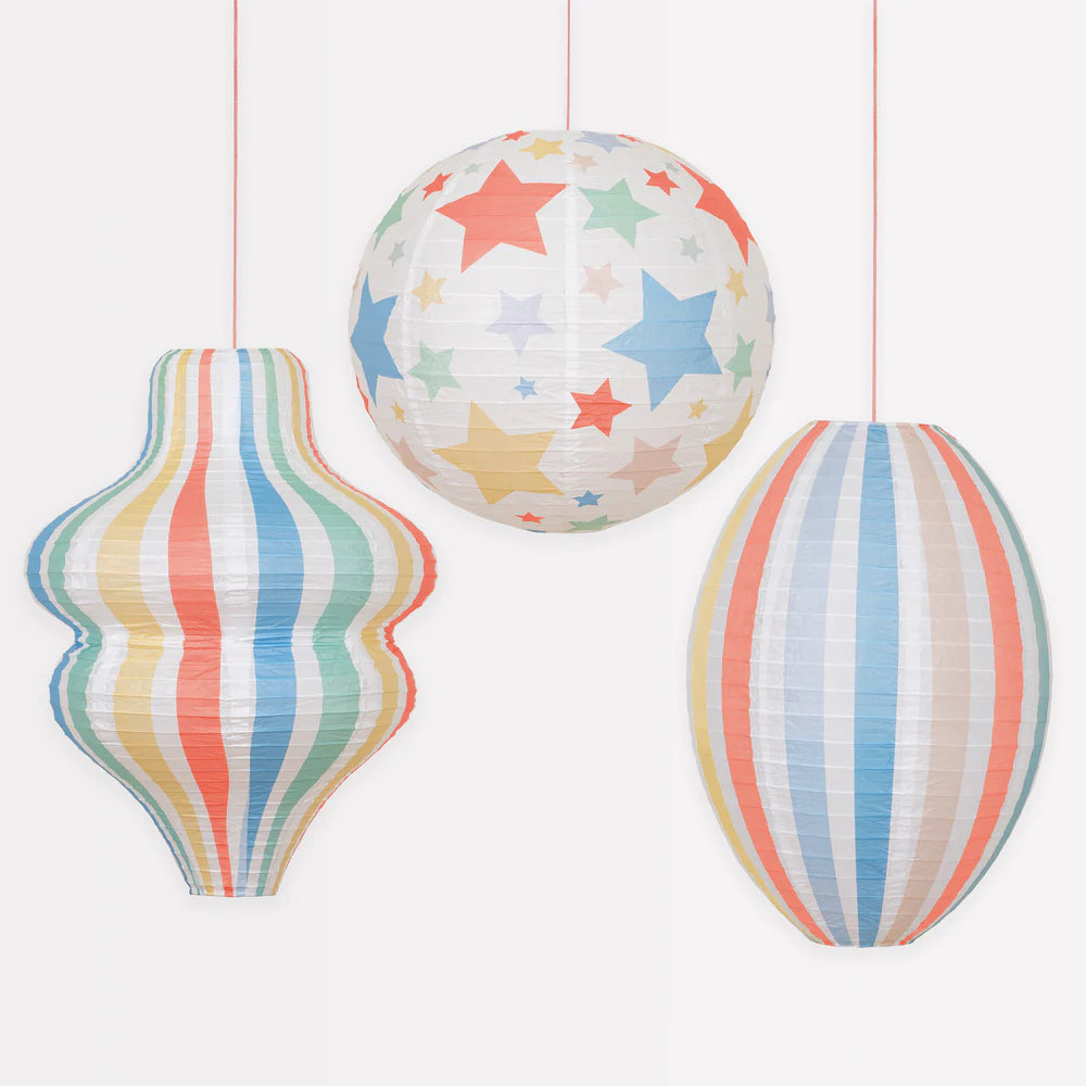 Stars & Stripes Lanterns (x3)