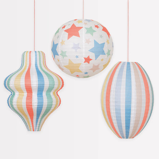 Stars & Stripes Lanterns (x3)