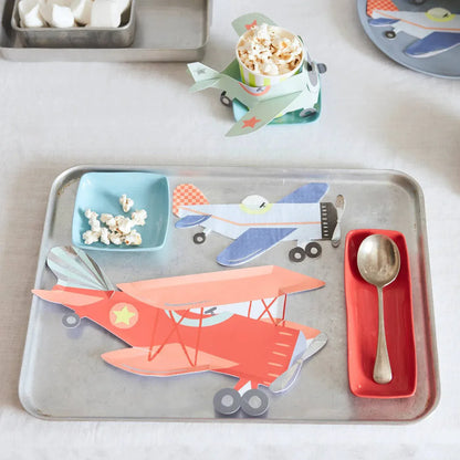 Airplane Plates (x8)