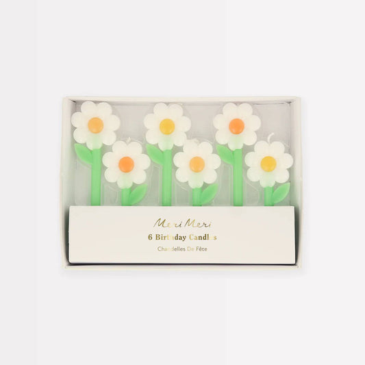 Daisy Candles (x6)