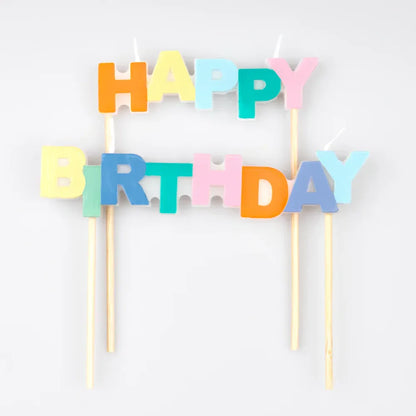 Happy Birthday Candles | Pack of 2