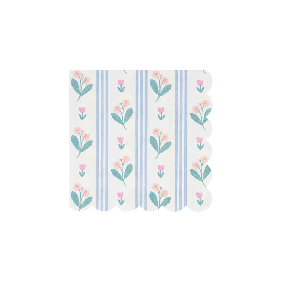 Bloomsbury Floral Pattern Small Napkins (x16)