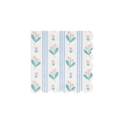 Bloomsbury Floral Pattern Small Napkins (x16)