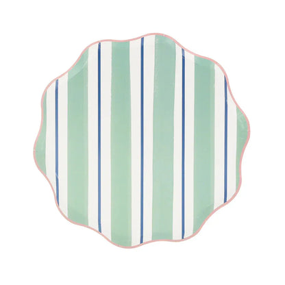 Preppy Stripe Side Plates (x8)