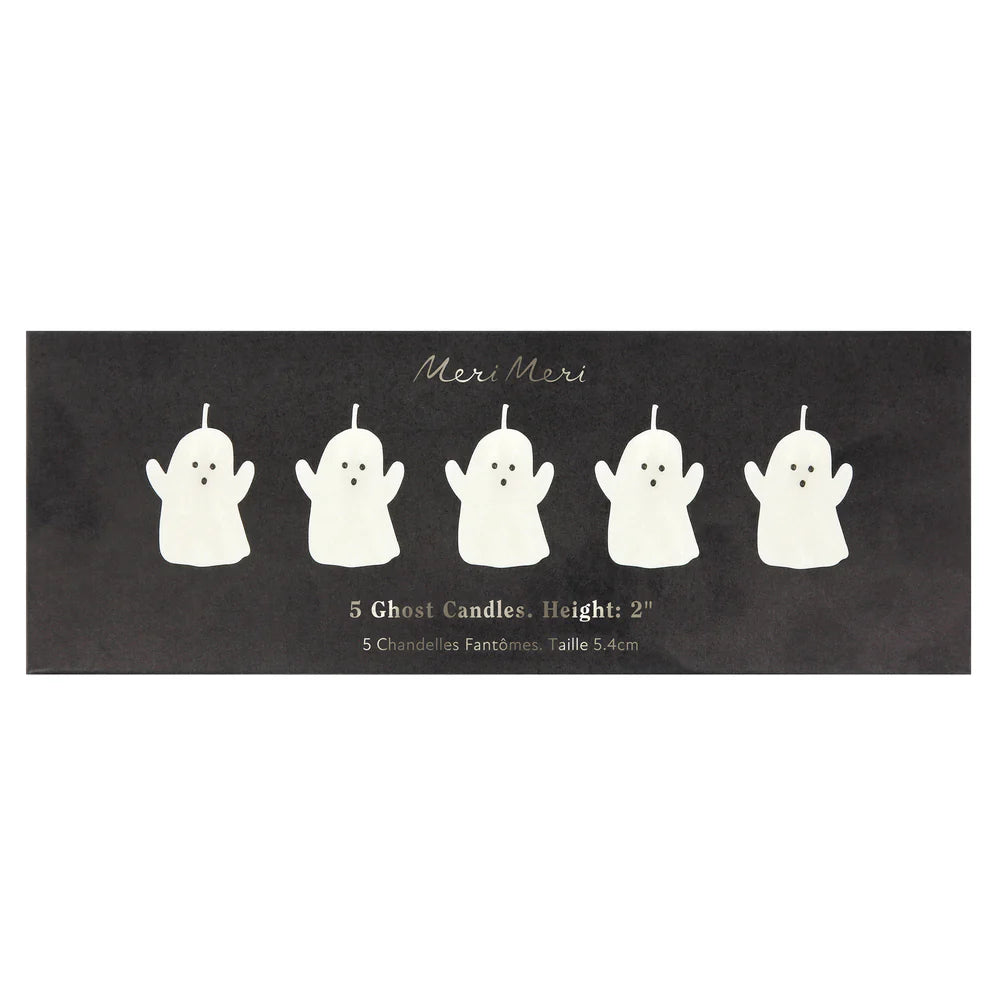Mini Ghost Candles (x5)